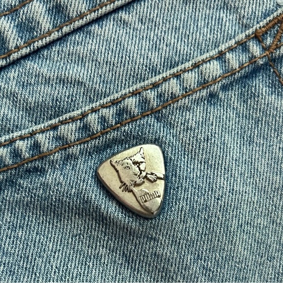 VTG Puma Light Wash Mom Jeans Sz 27 - Picture 7 of 10